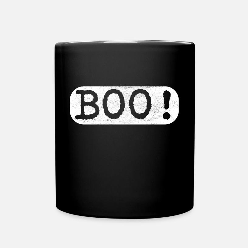 BOO! Fear? - Full Colour Mug - black