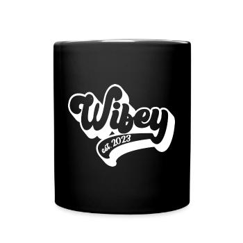 2023 Verlobung Brautdusche Hochzeit - Tasse einfarbig - Schwarz - Vorne