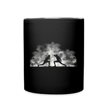 Fechter Fechtsport Fencer Fechten Fencing - Full Colour Mug - black - Front