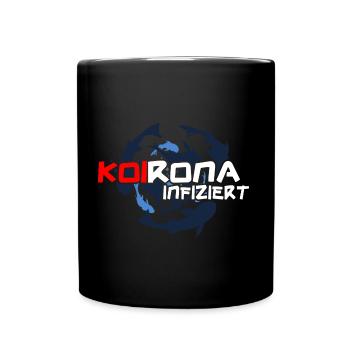 koi beni koifisch karashi karpfen - Tasse einfarbig - Schwarz - Vorne