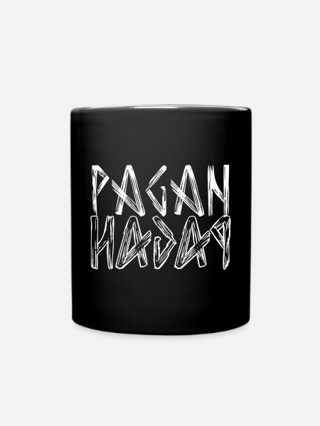 Pagan Schriftzug Logo - Tasse einfarbig - Schwarz