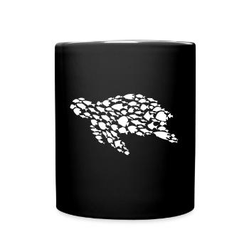 Turtle Ocean Fish Sea Turtle - Full Colour Mug - black - Front