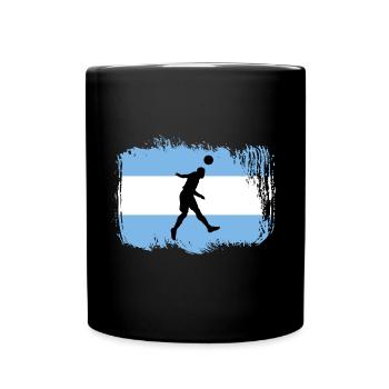 Football Argentina Sports - Full Colour Mug - black - Front