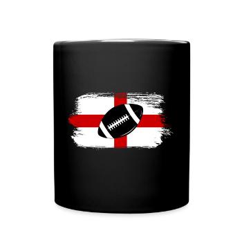 England Rugby Sports - Full Colour Mug - black - Front