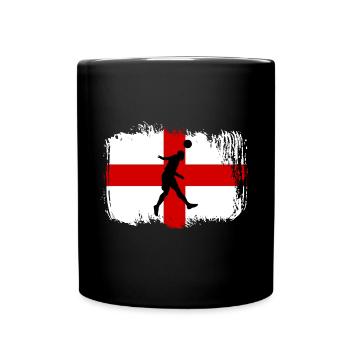 Football Angleterre Sports - Mug uni - noir - Devant