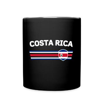 Costa Rica fan trikot for global competitions - Full Colour Mug - black - Front