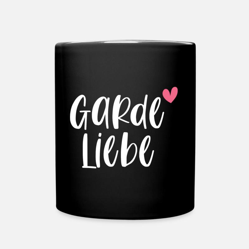 Garde Fasching Karneval Gardeliebe Geschenk - Tasse einfarbig - Schwarz