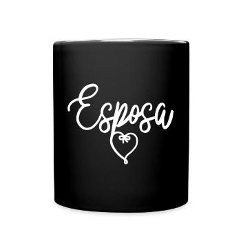 Esposa Cute Wife To Be Bride Couple Wedding Gift - Full Colour Mug - black - Front