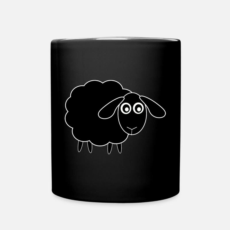 mouton mouton noir - Mug uni - noir