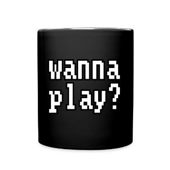 Chemise de jeu - Mug uni - noir - Devant