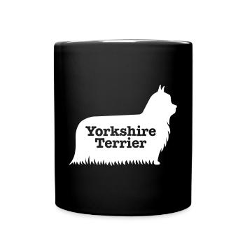 Yorkshire Terrier - Full Colour Mug - black - Front