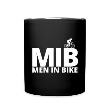 cycling, cyclist, cycling fan - Full Colour Mug - black - Front