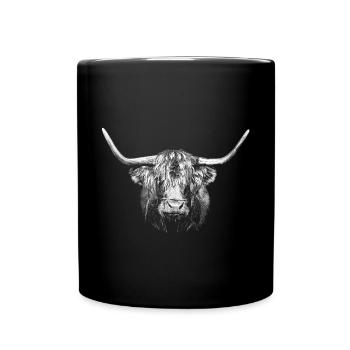 Bull - Full Colour Mug - black - Front