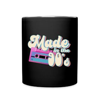 Made in the 90's - Full Colour Mug - black - Front