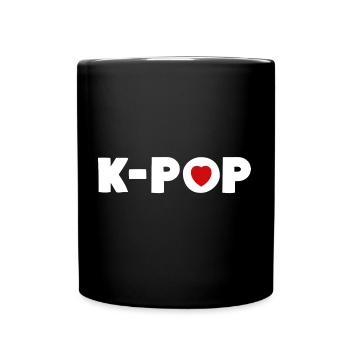 K-Pop Korean Pop Music Lover - Full Colour Mug - black - Front