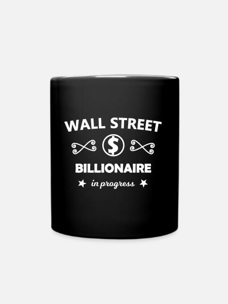 Le milliardaire boursier - Mug uni - noir
