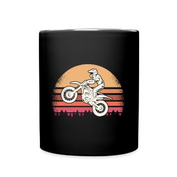 Motocross Biker Dirtbike Motorsport Moto - Mug uni - noir - Devant