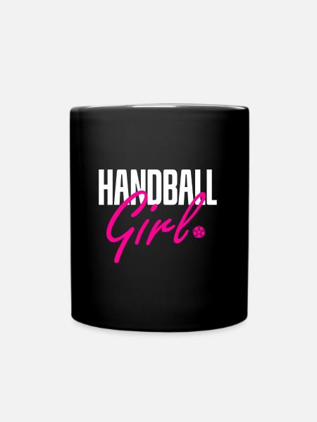 Joueur de handball Handball filles Handball Joueur - Mug uni - noir