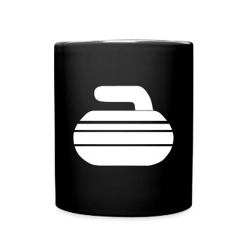 Curling Stone - Full Colour Mug - black - Front