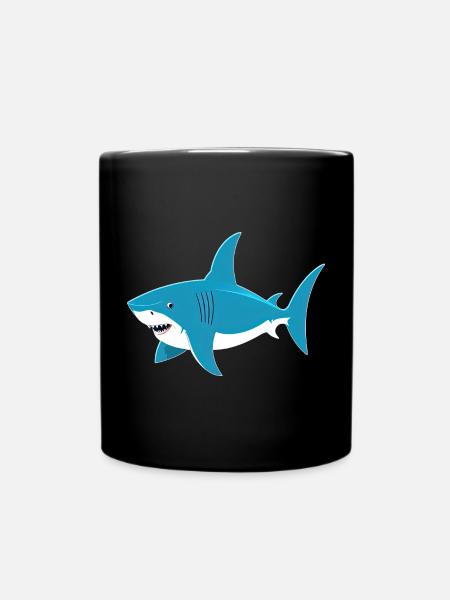 Requin - Mug uni - noir