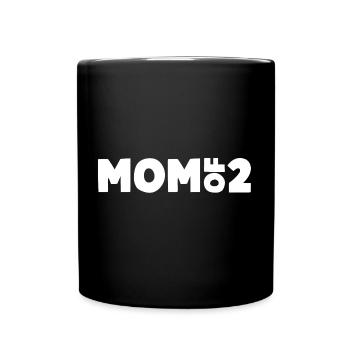Mom of 2 - Full Colour Mug - black - Front