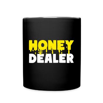 Honey Dealer Honey Bees - Full Colour Mug - black - Front