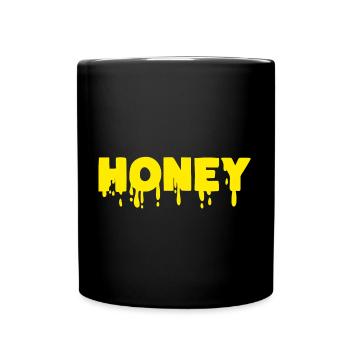 Honey - Full Colour Mug - black - Front