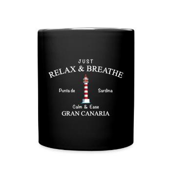 Gran Canaria, Phare de Punta Sardina, Espagne - Mug uni - noir - Devant