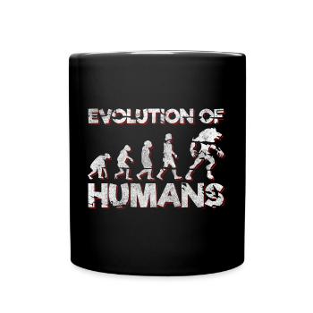 Monstre Figurine Mignonne - Mug uni - noir - Devant