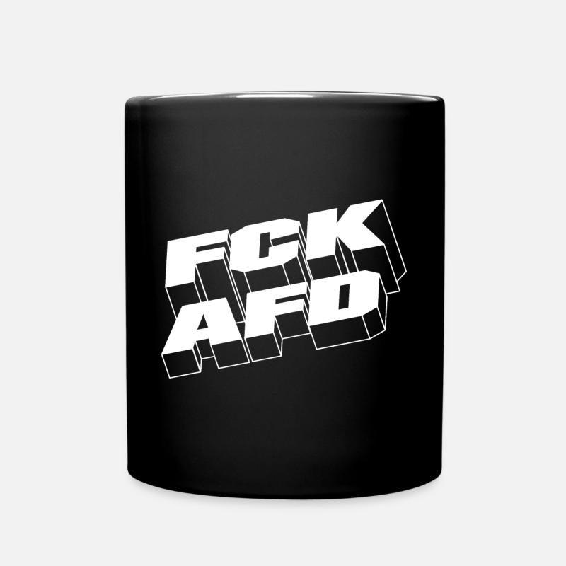 FCKAFD - Tasse einfarbig - Schwarz