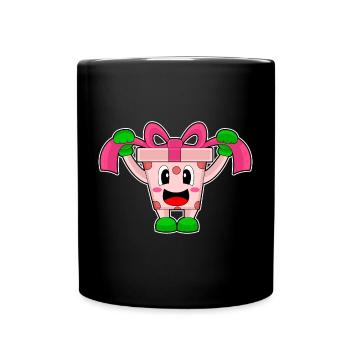 Paquet de Noël - Mug uni - noir - Devant