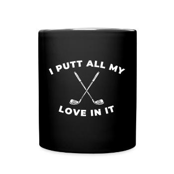 Golf Feeling Bogey Golf Lover Funny Golfing - Full Colour Mug - black - Front
