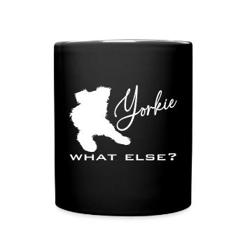 Yorkie Yorkshire Terrier was sonst? - Tasse einfarbig - Schwarz - Vorne