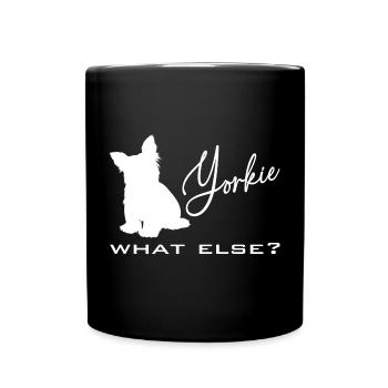 Yorkie Yorkshire Terrier was sonst? - Tasse einfarbig - Schwarz - Vorne