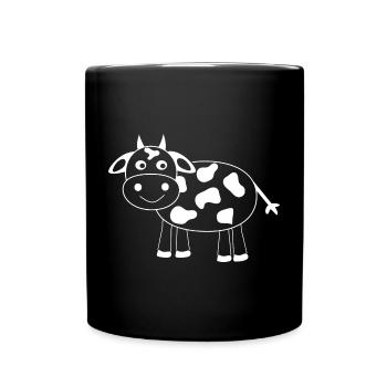Cow - Full Colour Mug - black - Front