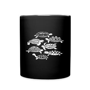 Tortues, Reptiles, Conservation des espèces, Mer, Nature - Mug uni - noir - Devant