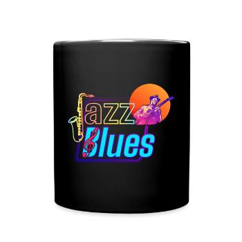 Musique Jazz et Blues | Ressentez la musique - Mug uni - noir - Devant