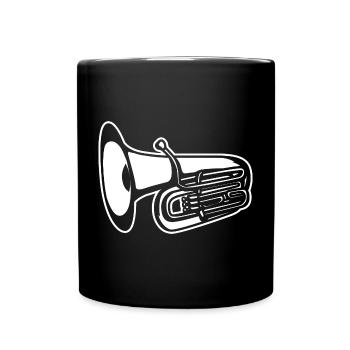Tuba - Full Colour Mug - black - Front