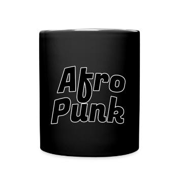 Afro Punk - Tasse einfarbig - Schwarz - Vorne