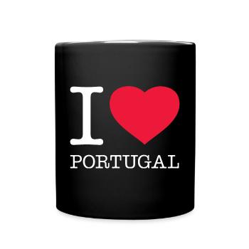J’AIME LE PORTUGAL - Mug uni - noir - Devant