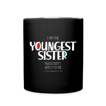 Sœur cadette - Mug uni - noir - Devant