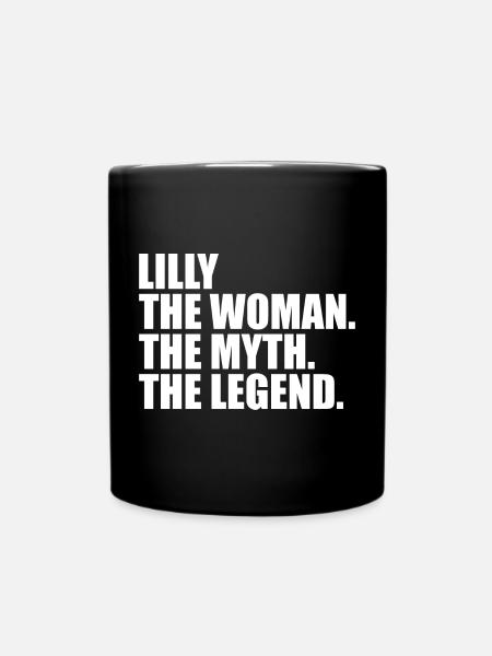 Femme Mythe Légende Nom Lilly - Mug uni - noir