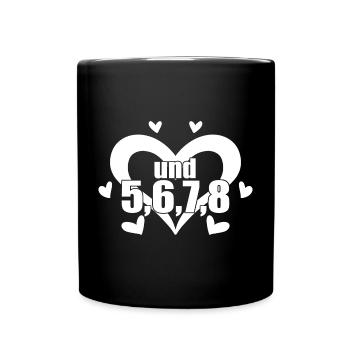 Tanzen Rhythmus Tanz Tänzer Tänzerin - Tasse einfarbig - Schwarz - Vorne