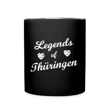 Notre maison en Thuringe - Mug uni - noir - Devant