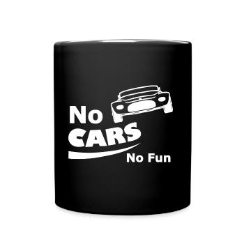 Les drôles de conducteurs - Mug uni - noir - Devant