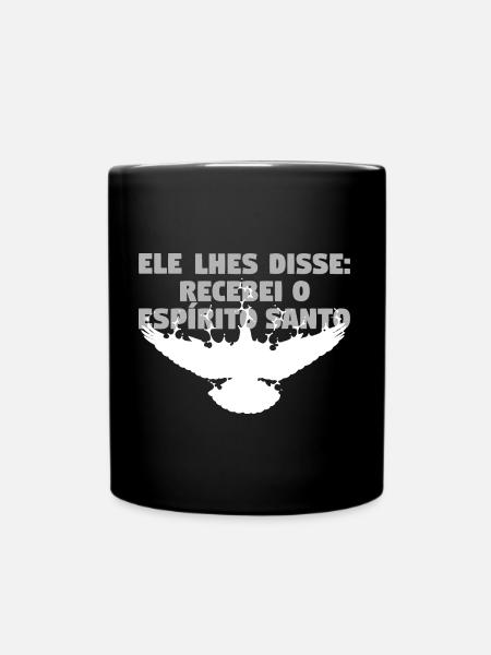 Receive Comforter - Portuguese - Full Colour Mug - black