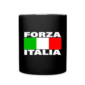 FORZA ITALIA - Tasse einfarbig - Schwarz - Vorne