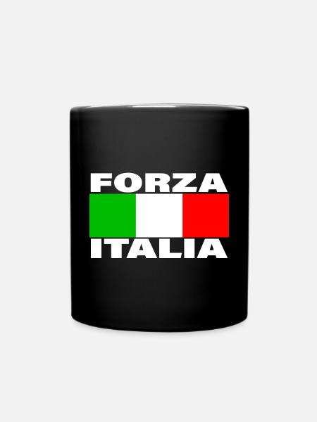 FORZA ITALIA - Tasse einfarbig - Schwarz