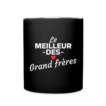 Le Meilleur des Frères Design Amour - Mug uni - noir - Devant