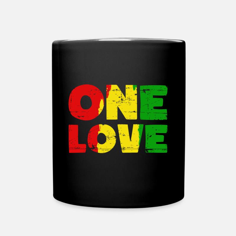 Un amour Jamaïque - Mug uni - noir